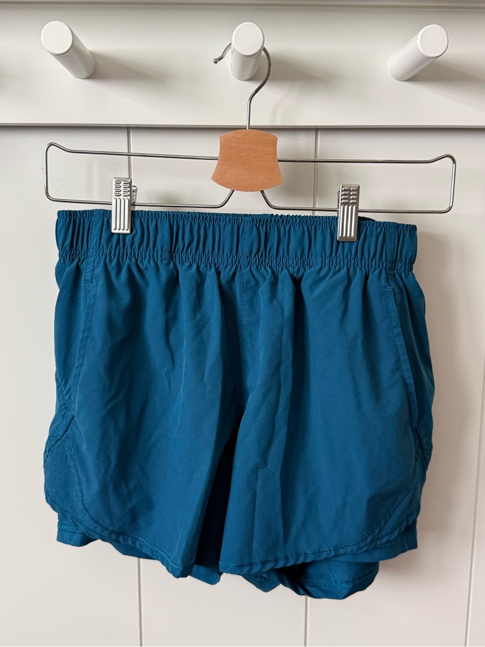 Layer 8 Teal Athletic Running Shorts